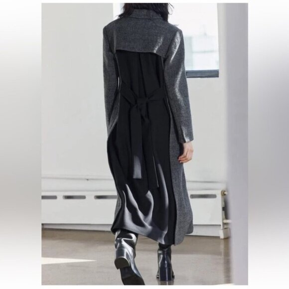 ZARA WOMAN ZW COLLECTION Combined Wool Coat - Picture 3 of 13